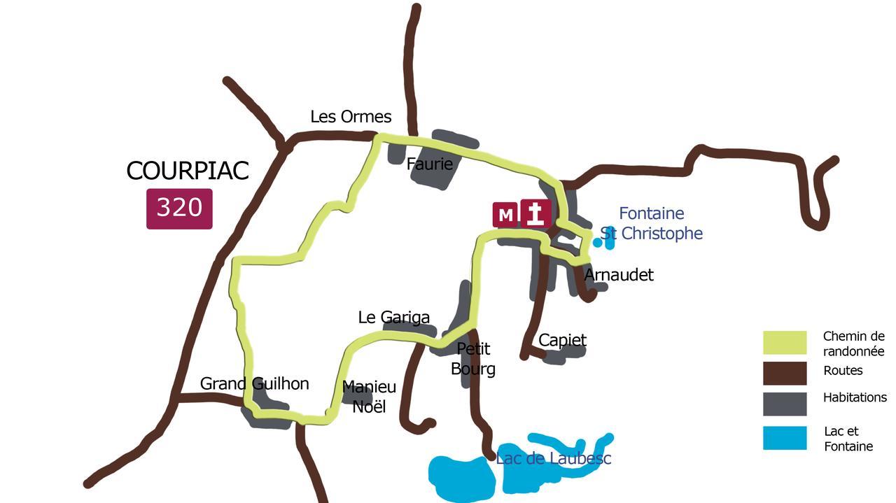 Domaine Capiet Bed & Breakfast Courpiac Exterior photo
